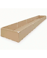 247Garden 4x20 PVC-Frame Fabric Raised Grow Bed (Tan, Bag Only, No PVC Fittings)