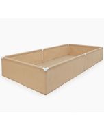 247Garden 4x8 PVC-Frame Fabric Raised Grow Bed Upgraded w/Moisture Wall (Tan, Bag Only, No Fittings)