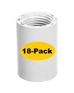 18-Pack 1/2 in. Schedule 40 PVC Female Adapters NSF Pipe Fittings (FPT-Threaded x Socket) SCH40 ASTM D2466