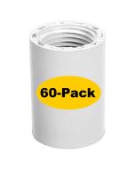 60-Pack 1/2 in. Schedule 40 PVC Female Adapters NSF Pipe Fittings (FPT-Threaded x Socket) SCH40 ASTM D2466