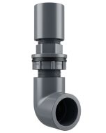 1-1/4 in. SCH-80 PVC 90-Degreen Socket to Straight Socket Tank Connector Fitting Kit ASTM D2467