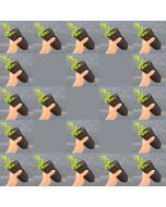 247Garden 1/4-Gallon Skinny Tall Black Fabric Pot/Aeration Grow Bag 3D x 8H Ideal for Deep Root Plants 20-Pack