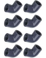 1/2 in. SCH-80 PVC 90-Degree Female Threaded Elbow Fittings NSF ASTM D2467 Socket x FNPT 8-Pack