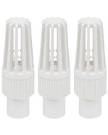 3-Pack 1 in. Schedule 40 PVC Foot Valves Pipe Fittings