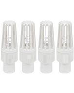 4-Pack 1/2 in. Schedule 40 PVC Foot Valves Pipe Fittings