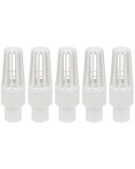 5-Pack 1/2 in. Schedule 40 PVC Foot Valves Pipe Fittings