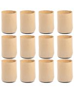 247Garden 1/2 Gallon Basic Aeration Fabric Pot/Plant Grow Bag (Tan Color, 200GSM, 6H x 5D) 12-Pack