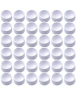 36-Pk 3/4 in. PVC End Caps ASTM SCH40 Furniture-Grade Fittings