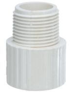 1/2 in. Schedule 40 PVC MPT x S Male Adapter NPT to Socket Pipe Fitting SCH40 NSF ASTM D2466