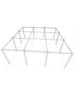 247Garden 1-1/2" Schedule-40 PVC 9-Square Game Fitting Kits