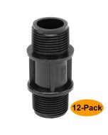 12-Pack 3/4 in. HDPE PP ABS Male Threaded Nipples