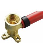 5-Pack 1/2 in. PEX-B x 1/2 in. FIP Drop Ear Female Elbow Adapters NSF Lead Free DZR Brass F1807 Crimp Fittings