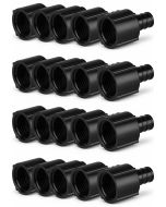 20-Pack 1/2" Swivel FPT PEX Adapters PPSU ASTM F2159 Rib Nut Fittings