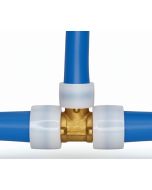 5-PK 1 x 1 x 3/4 in. PEX-A Reducing Tee (NSF Lead Free Brass F1960 PEX Cold Expansion Fitting)