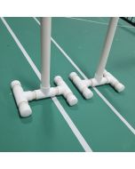 DIY PVC Badminton 3/4" Pole Base Stand Kit Set of 2 (Fittings ONLY - No Pipes Included)