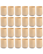 247Garden 1/4 Gallon Basic Aeration Fabric Pot/Plant Grow Bag (Tan Color, 200GSM, 5H x 4D) 24-Pack