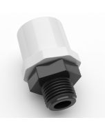1 x 1/2 in. Schedule 40 PVC Male Reducing Ring/MIP Reducer Bushing SCH40 Modular Fitting Kit NSF, 1" Spigot x 1/2" MNPT