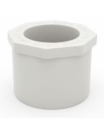 2 x 1-1/4 in. Schedule-40 PVC Reducing Ring/Reducer Bushing Pipe Fitting NSF SCH40 ASTM D2466 2" Spigot x 1.25" Socket