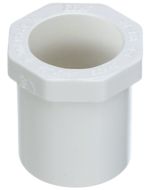 3/4 x 1/2 in. Schedule 40 PVC Reducing Ring/Reducer Bushing NSF Pipe Fitting, 3/4" Spigot x 1/2" Slip/Socket SCH40 ASTM D2466