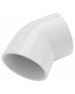 4 in. Schedule-40 PVC 45-Degree Elbow Pipe Fitting NSF SCH40 ASTM D2466 4" for HVAC/Plumbing