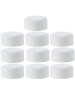 10-Pk 6" SCH40 PVC End Cap/Plug Pressure Pipe Fitting NSF-PW White ASTM D2466