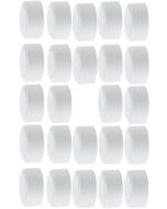 24-Pk 6" SCH40 PVC End Cap/Plug Pressure Pipe Fitting NSF-PW White ASTM D2466