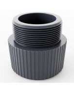 2 in. Schedule 80 PVC Male Adapter, Sch-80 Pipe Fitting (Socket x MPT) NSF ASTM D2467/D2464 NPT