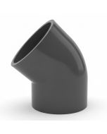 4 in. Schedule 80 PVC 45-Degree Elbow Sch-80 Pipe Fitting (Socket) NSF ASTM D2467