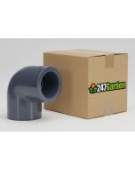 90-PC/BOX 1 in. Schedule 80 PVC 90-Degree Elbows ASTM D2467 High Pressure Pipe Fittings Slip/Socket NSF