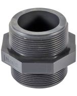 1/2 in. Hex Nipple SCH-80 PVC Pipe Connector NPT x NPT ASTM D2467/D2464 F1970 ANSI UPC-PW