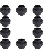 10-Pack 1 in. Schedule 80 PVC Unions Sch-80 Pipe Repair Fittings Slip/Socket ASTM D2467/F1970