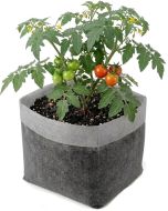 80-Pack 2-Gallon OG Starter Plant Grow Bags White 60GSM Aeration Fabric Pots BPA-Free 8.5D x 7.5H