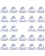 24-Pack 1 in. PVC Table Screw Caps Leg Fitting - ASTM SCH40 Furniture-Grade