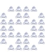 32-Pack 1 in. PVC Table Screw Caps Leg Fitting - ASTM SCH40 Furniture-Grade