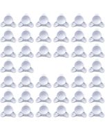 40-Pack 3/4 in. PVC Table Screw Caps Leg Fittings - ASTM SCH40 Furniture-Grade