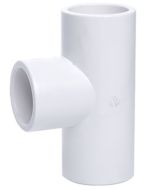 1 in. Schedule 40 PVC Tee 3-Way Pipe Fitting NSF SCH40 ASTM D2466 1"