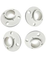 4-Pack 2 in. PVC SCH40/80 TS Flange ASTM D2466/D2467 (Socket-Type High Pressure Pipe Fittings)