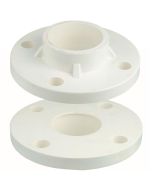 2-Pack 1-1/2 in. PVC TS Flange SCH-40/80 ANSI/ASTM D2466/D2467 (Socket-Type High Pressure Pipe Fittings)
