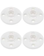 4-Pk 1/2 in. PVC SCH-40/80 TS Flange ASTM D2466/D2467 (Socket-Type High Pressure Pipe Fittings)