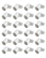 24-Pk 3/4 in. PVC SCH-40 90° Male to Female Elbow MIP x FIP (FNPT x MNPT) Fittings NSF ANSI ASTM D2466