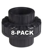 8-Pack 1 in. Schedule 80 PVC Unions Threaded-Type Fittings ASTM D2467/F1970