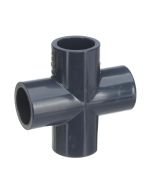 3/4 in. Schedule-80 PVC Cross 4-Way High Pressure Pipe Fitting NSF ASTM D2467 Slip/Socket
