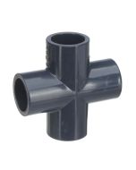 162/Box 1/2 in. Sch-80 PVC Cross 4-Way Pipe Fittings NSF ASTM D2467 Slip/Socket FS USA Wholesale Special